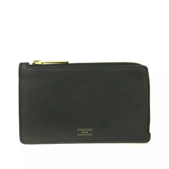 BALENCIAGA Leather Coin Purse Wallet/3AE2967 - Picture 1 of 8